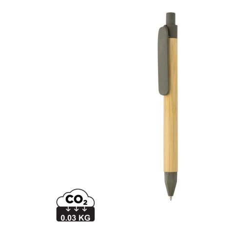 Stylo fabriqué en papier recyclé certifié FSC vert | sans marquage | non disponible | non disponible