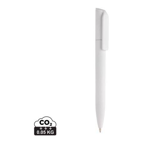 Mini stylo en ABS recyclé certifié GRS Pocketpal blanc | sans marquage | non disponible | non disponible