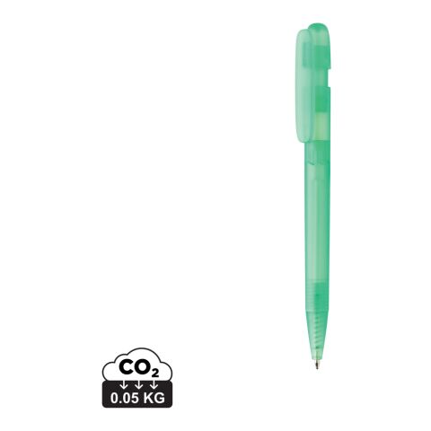 Stylo transparent en ABS recyclé et certifié GRS Devin