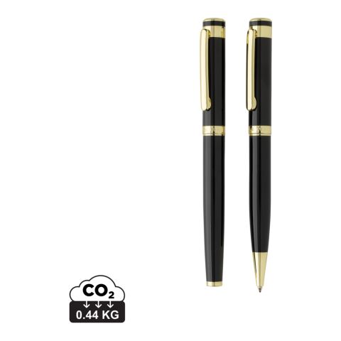 Set de stylos en cuivre recyclé RCS Swiss Peak Luca noir | sans marquage | non disponible | non disponible