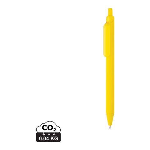Stylo avec finition gomme en ABS recyclé certifié GRS Tide