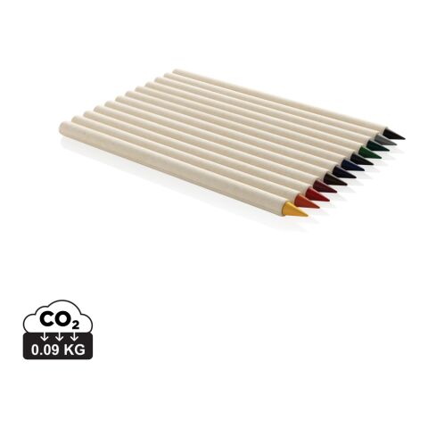Set de 12 crayons de couleur GRS Infinity Micki blanc | sans marquage | non disponible | non disponible