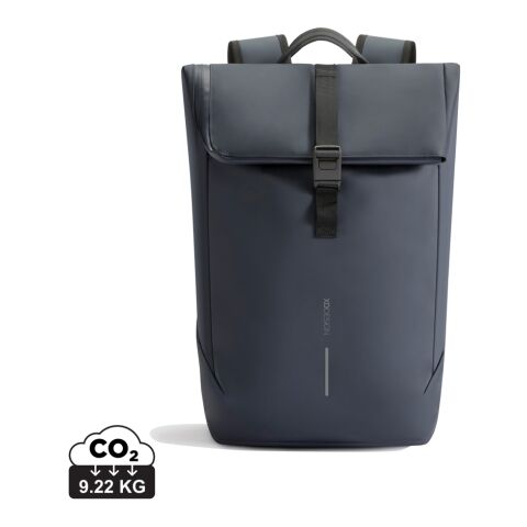 Sac à dos à rabat étanche Urban bleu marine chiné-noir | sans marquage | non disponible | non disponible