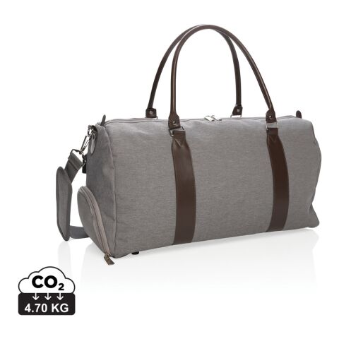 Sac weekend avec port USB gris | sans marquage | non disponible | non disponible | non disponible