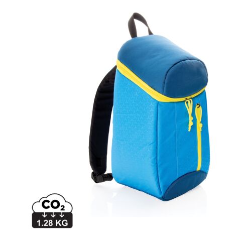 Sac à dos isotherme 10L bleu-jaune | sans marquage | non disponible | non disponible | non disponible