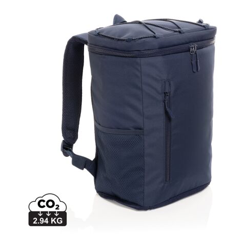 Sac à dos isotherme en rPET AWARE™ Sonny bleu marine | sans marquage | non disponible | non disponible