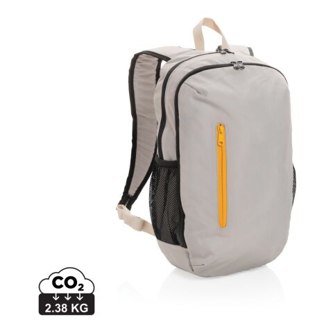 Sac à dos casual 300D rPET Impact AWARE™ marron-orange | sans marquage | non disponible | non disponible | non disponible