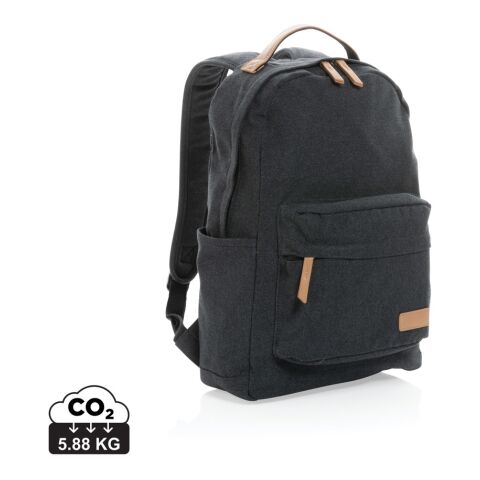 Sac à dos Impact AWARE™ en toile 16oz recyclé noir | sans marquage | non disponible | non disponible | non disponible