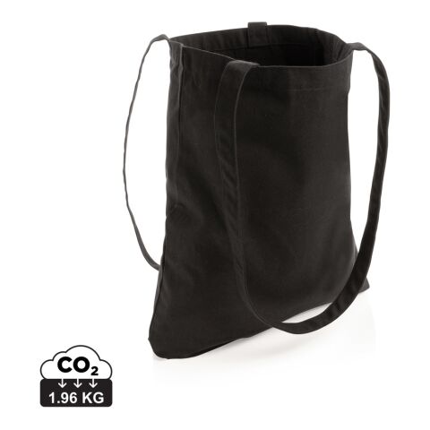 Sac shopping type Tote bag Impact en coton recyclé AWARE™ noir | sans marquage | non disponible | non disponible | non disponible
