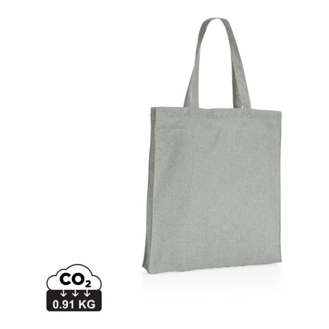 Sac tote en coton recyclé avec fond amovible Impact AWARE™ gris | sans marquage | non disponible | non disponible | non disponible