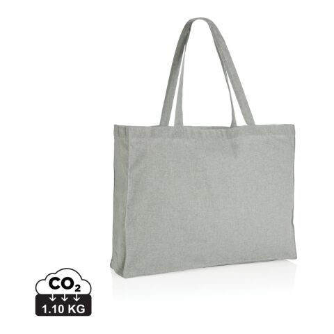 Sac shopping en coton recyclé 145 gr Impact AWARE™ gris | sans marquage | non disponible | non disponible | non disponible