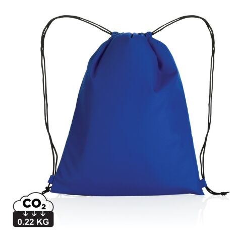 Sac cordelettes en rPET 190T Impact AWARE™ bleu | sans marquage | non disponible | non disponible | non disponible