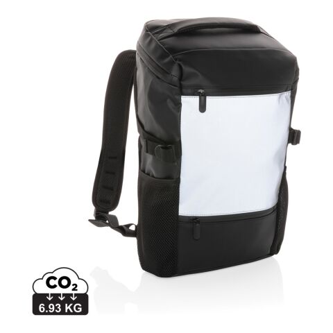 Sac à dos ordinateur 15.6&quot; réfléchissant noir | sans marquage | non disponible | non disponible