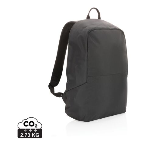 Sac à dos antivol en rPET Impact AWARE™ noir | sans marquage | non disponible | non disponible