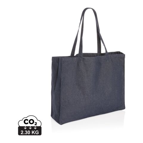 Sac cabas en denim recyclé Impact AWARE™ bleu | sans marquage | non disponible | non disponible | non disponible