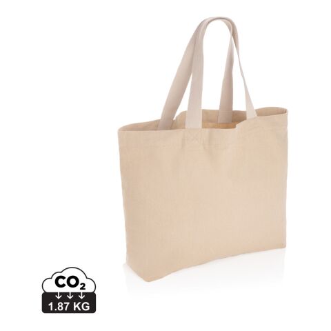 Grand sac tote en toile 240 g/m² recyclée non teintée Aware™ marron | sans marquage | non disponible | non disponible | non disponible