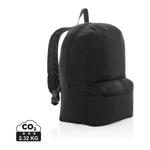 Sac à dos en toile recyclée 285g/m² non teintée Aware™ noir | sans marquage | non disponible | non disponible | non disponible