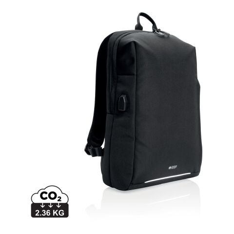 Sac à dos avec port USB ordinateur 15,6&#039; Swiss Peak AWARE™ noir | sans marquage | non disponible | non disponible | non disponible