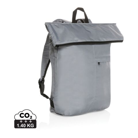 Sac à dos pliable Dillon en rPET AWARE™ gris | sans marquage | non disponible | non disponible | non disponible