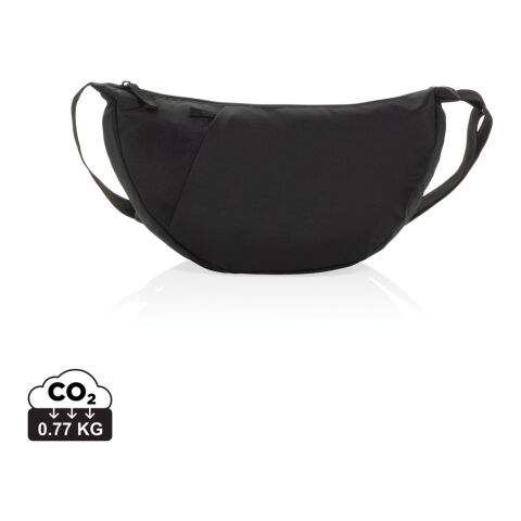 Sac bandoulière XL en rPET AWARE™ Crescent noir | sans marquage | non disponible | non disponible | non disponible