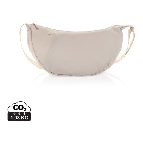 Sac bandoulière XL en rPET AWARE™ Crescent gris | sans marquage | non disponible | non disponible | non disponible