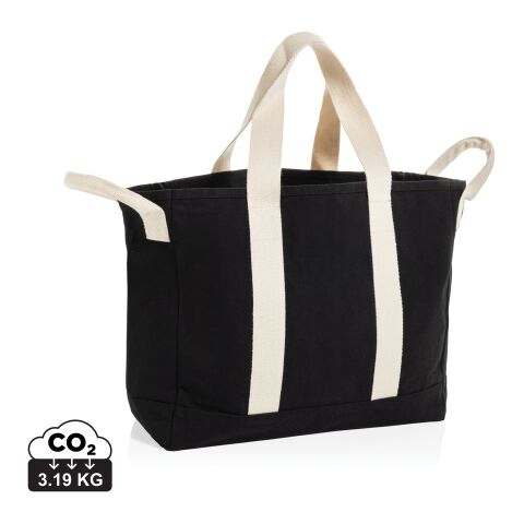 Sac de plage BEAU AWARE™ en toile recyclée 400 g/m², avec po