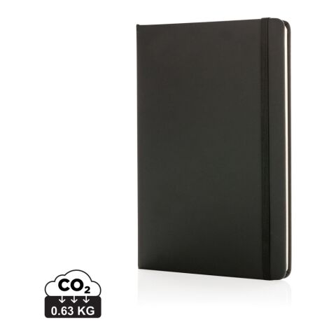 Carnet de notes A5 Basic en PU noir | sans marquage | non disponible | non disponible