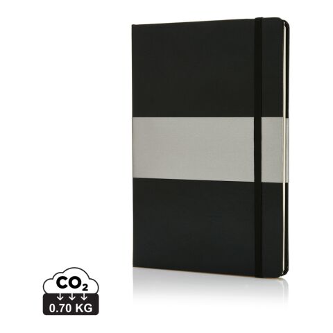 Carnet de notes A5 à couverture rigide Noir bronze | sans marquage | non disponible | non disponible