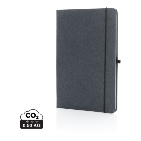 Carnet A5 à couverture rigide en cuir recyclé