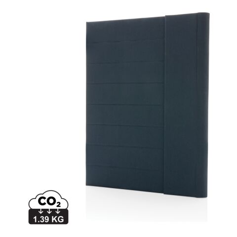 Conférencier A4 avec fermeture magnétique Impact Aware™ bleu marine | sans marquage | non disponible | non disponible