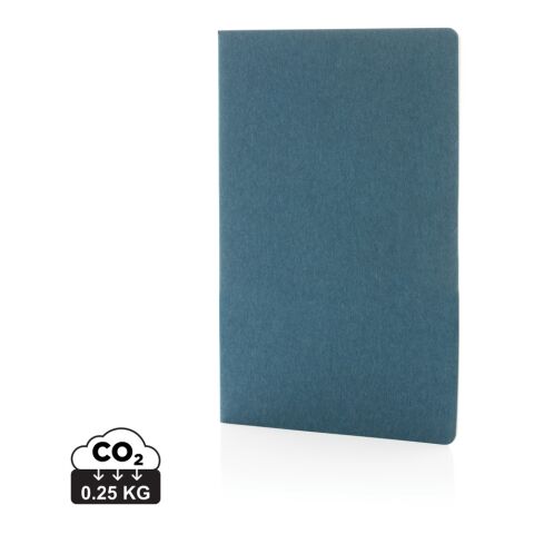 Carnet A5 à couverture souple FSC® bleu | sans marquage | non disponible | non disponible