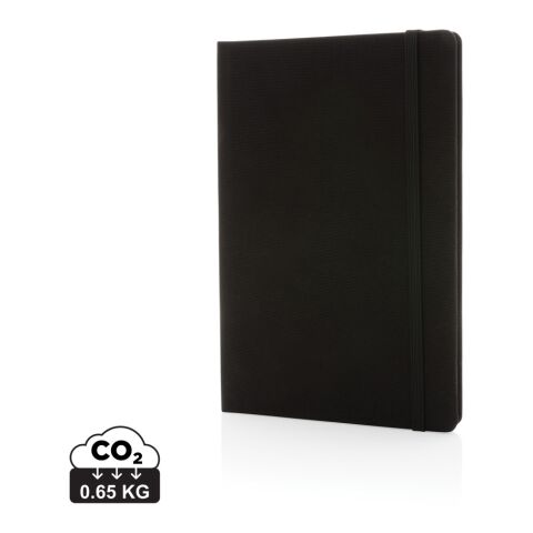 Carnet A5 en rPET certifié GRS noir-noir | sans marquage | non disponible | non disponible