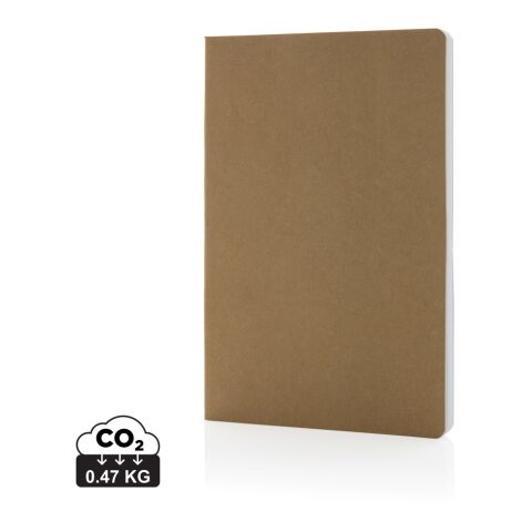 Cahier A5 en papier kraft Salton marron | sans marquage | non disponible | non disponible