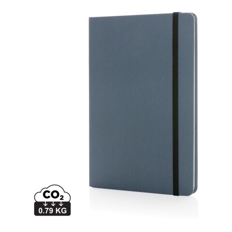 Cahier A5 en kraft recyclé et papier de verre Craftstone bleu | sans marquage | non disponible | non disponible