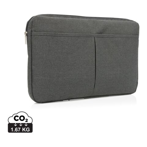 Pochette pour ordinateur portable 15” sans PVC antracite | sans marquage | non disponible | non disponible | non disponible