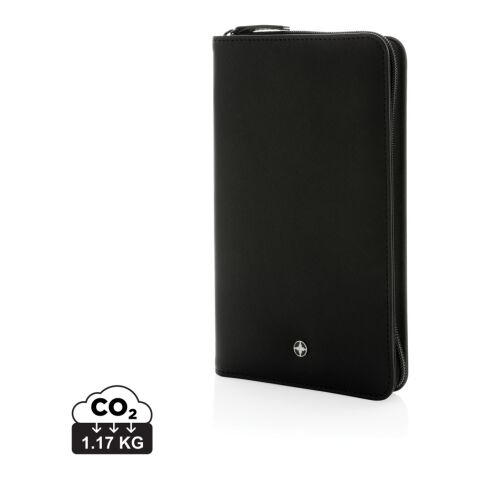 Portefeuille de voyage RFID Swiss Peak Heritage en rPU RCS