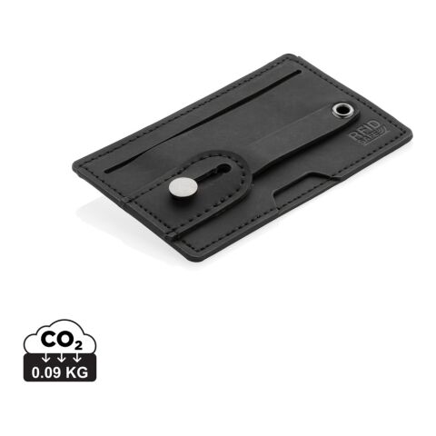 Porte cartes téléphone 3 en 1 noir | sans marquage | non disponible | non disponible | non disponible