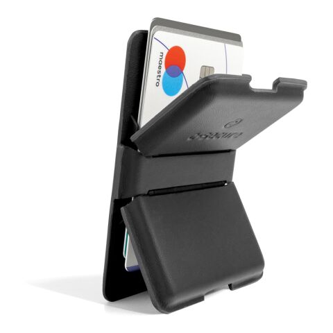 Portefeuille de téléphone MagSafe C-Secure noir | sans marquage