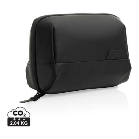 Trousse de toilette pliable Swiss Peak OSLO RCS noir | sans marquage