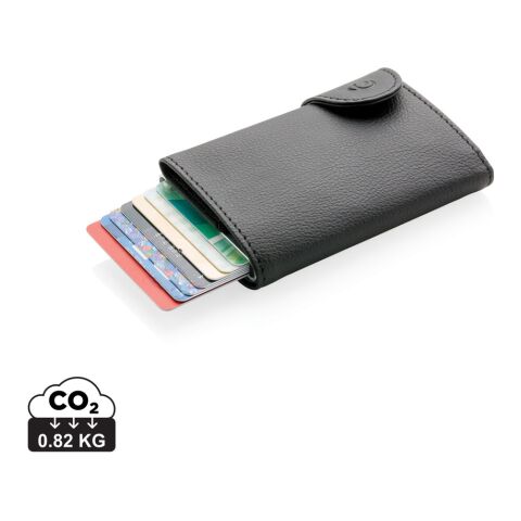 Porte-cartes / portefeuille anti-RFID C-Secure noir-argent | sans marquage | non disponible | non disponible | non disponible