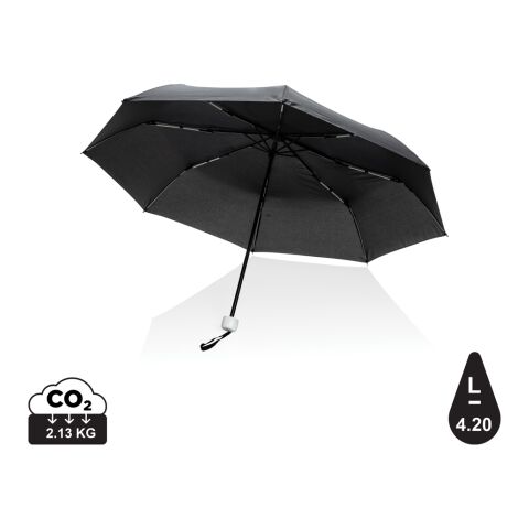 Mini parapluie 20.5&quot; en rPET 190T Impact AWARE™ Blanc | sans marquage | non disponible | non disponible