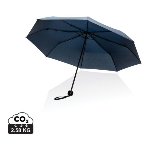 Mini parapluie 20.5" en rPET 190T Impact AWARE™ bleu marine | sans marquage | non disponible | non disponible