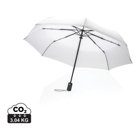 Parapluie 21&quot; automatique en rPET 190T Impact AWARE™ Blanc | sans marquage | non disponible | non disponible