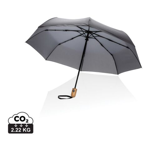 Parapluie 21" automatique rPET 190T et bambou Impact AWARE™