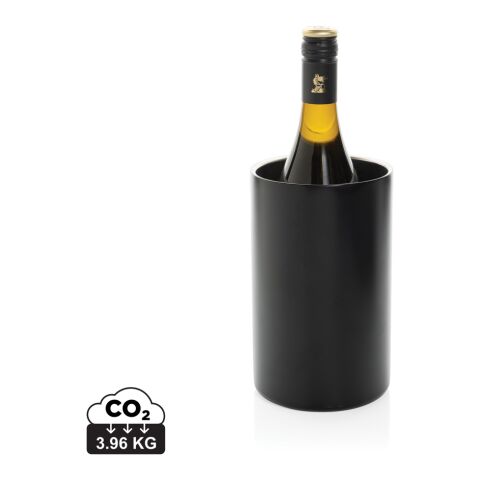 Seau à vin en acier inoxydable recyclé RCS Vino noir