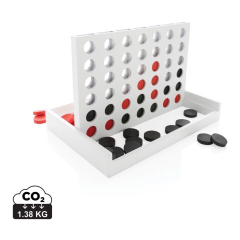 Jeu de Puissance 4 en bois FSC® Blanc | sans marquage | non disponible | non disponible