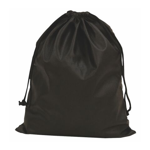 Sac à cordon en PP de 40 x 50 cm noir | sans marquage | sans marquage