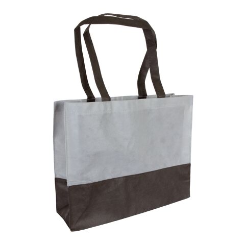 Cabas de ville de 38 x 29 cm gris/noir | sans marquage | sans marquage