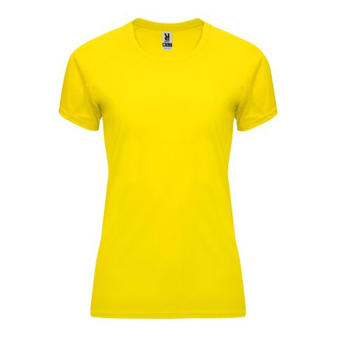T-shirt de sport Bahrain à manches courtes pour femme Standard | Jaune | S | sans marquage | non disponible | non disponible | non disponible