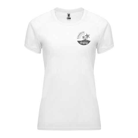 T-shirt de sport Bahrain à manches courtes pour femme Standard | Blanc | 2XL | sans marquage | non disponible | non disponible | non disponible